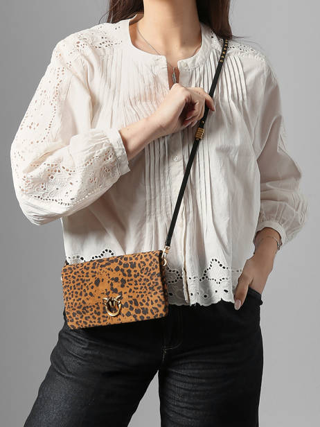 Shoulder Bag Love Bag Soft Pinko Brown love bag soft 6023A32A other view 1