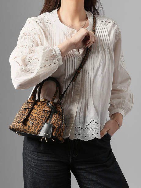 Crossbody Bag Love Bag Soft Pinko Brown love bag soft 5333A32A other view 1