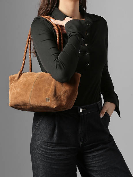Sac Porté épaule Leather Biba Marron leather SOR4L vue secondaire 1