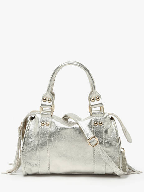 Sac Bandoulière Nine Cuir Milano Argent nine NI24093O vue secondaire 4
