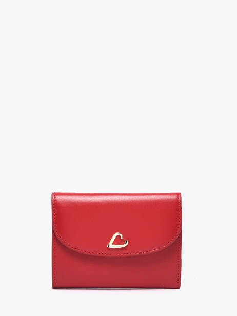 Portefeuille Paris Philos Cuir Lancaster Rouge paris philos 71