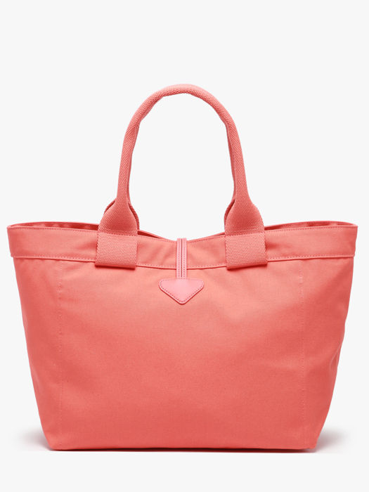 Longchamp Le roseau toile Handbag Pink