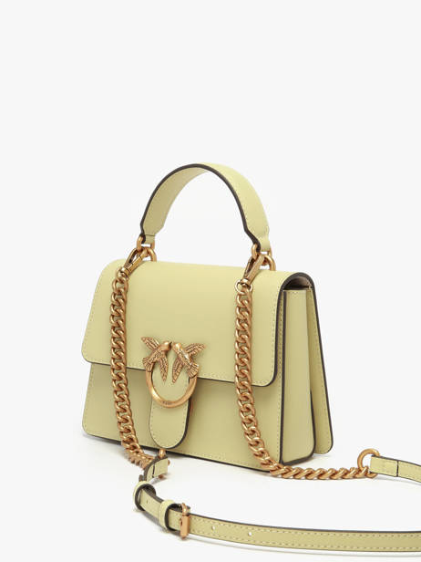 Satchel Love Bag Icon Leather Pinko Green love bag icon A0F1 other view 2