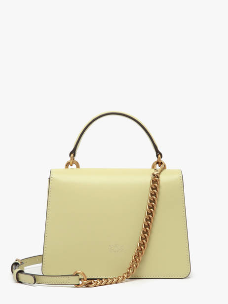 Satchel Love Bag Icon Leather Pinko Green love bag icon A0F1 other view 5