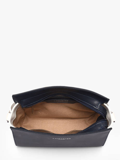 Sac Bandoulière Smooth Cuir Lancaster Bleu smooth 437-02 vue secondaire 2