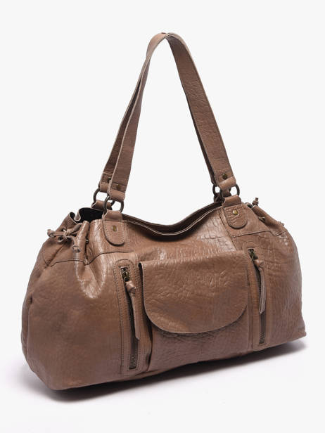Sac Porté épaule Pihanna Cuir Pieces Marron pihanna 17076422 vue secondaire 1