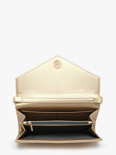 Clutch Miniprix Gold saffiano F5017 other view 1