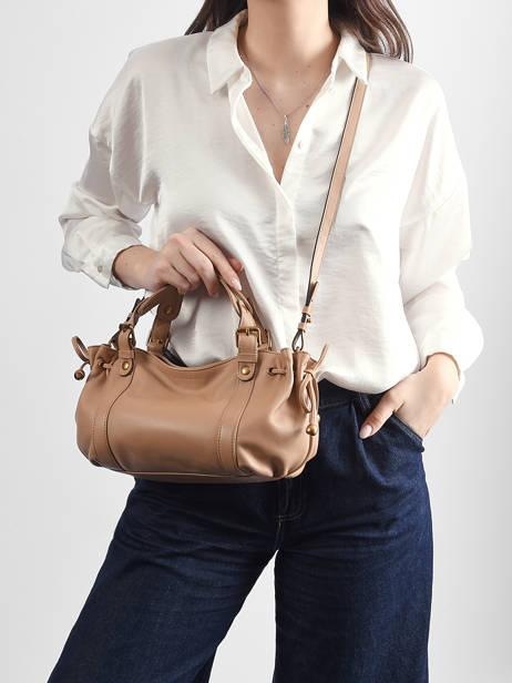 Crossbody Bag Icone Leather Gerard darel Beige icone DDS73410 other view 1