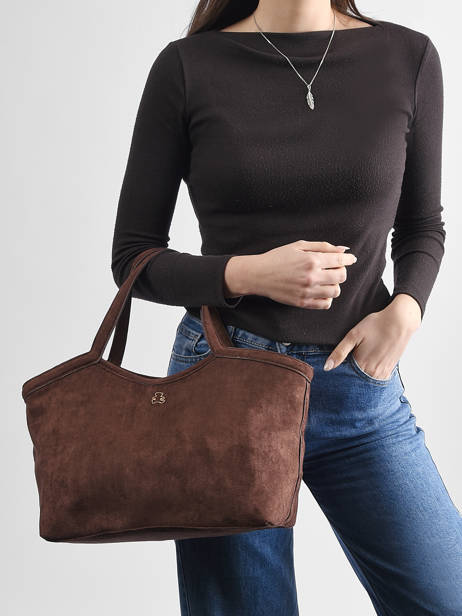 Satchel Identite Lulu castagnette Brown identite D other view 1