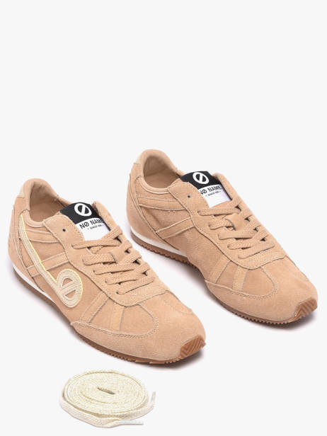 Sneakers In Leather No name Beige women EREZ04BA other view 1
