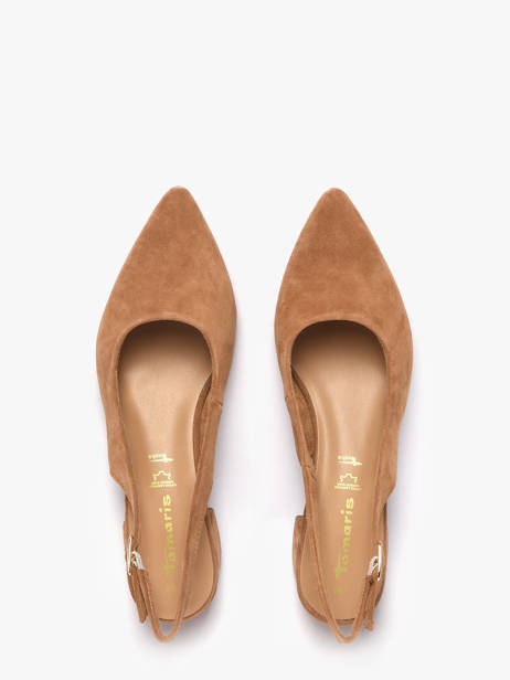 Escarpins En Cuir Tamaris Marron women 42 vue secondaire 3