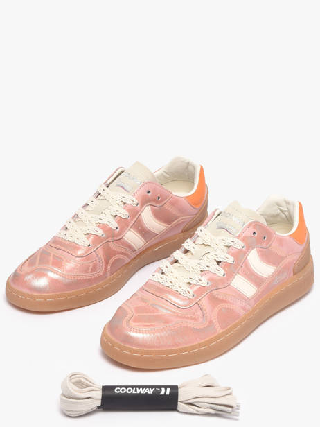 Sneakers In Leather Coolway Pink women 7633403 other view 1