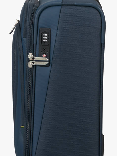 Expandable Cabin Luggage American tourister Blue wanderlite 158076 other view 1