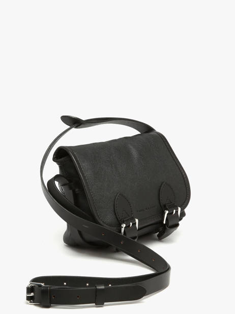 Shoulder Bag Vintage Leather Paul marius Black vintage LOULOUS other view 1