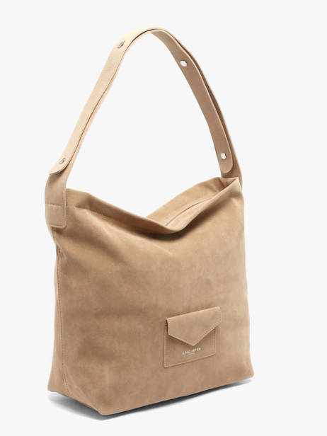 Sac Porté épaule Suèdine Kba Lancaster Beige suedine kba 62 vue secondaire 1