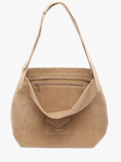 Sac Porté épaule Suèdine Kba Lancaster Beige suedine kba 62 vue secondaire 2