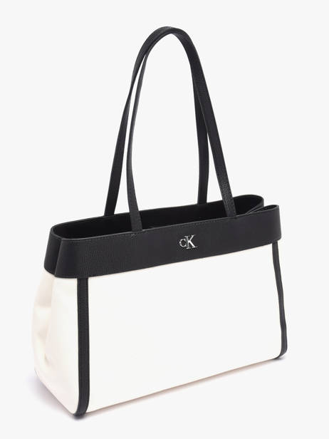Shoulder Bag Hardware Monogram Cotton Calvin klein jeans White hardware monogram 4F3503G other view 1