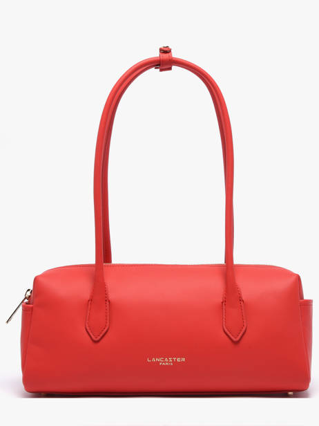 Sac Porté épaule Donna Cube Cuir Lancaster Rouge donna cube 128