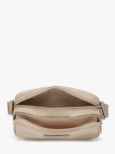 Shoulder Bag Basic Vita Nylon Lancaster Beige basic vita 76 other view 3