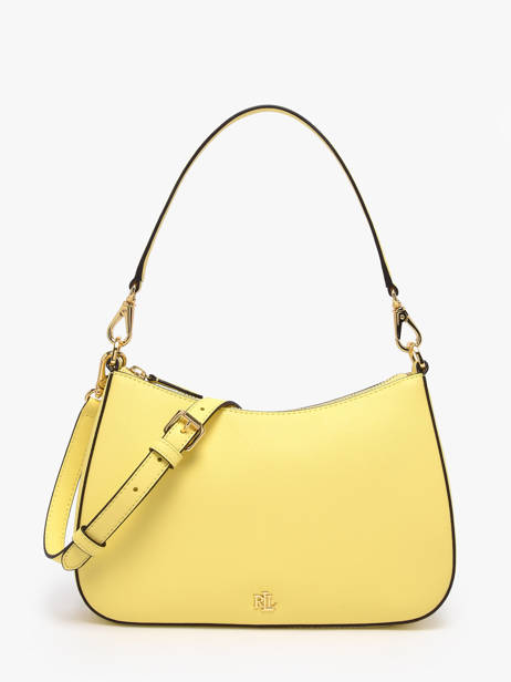 Sac Porté épaule Danni 26 Cuir Lauren ralph lauren Jaune danni 31883768