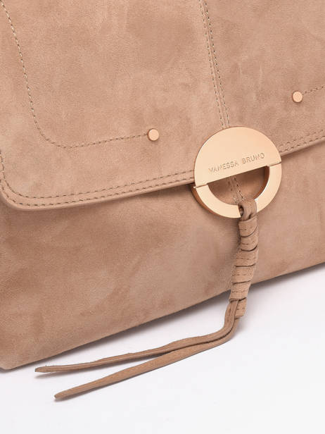 Suede Leather Othilia Crossbody Bag Vanessa bruno Beige othilia 55V40813 other view 5