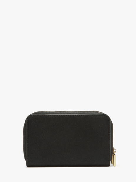 Wallet Leather Mila louise Black vintage 3875X other view 2