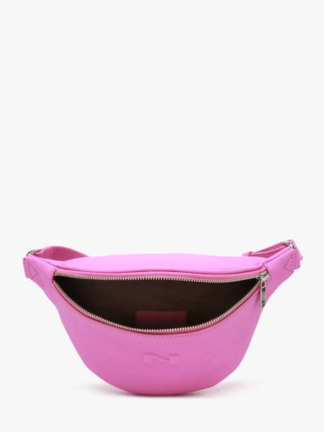 Sac Banane Small Derby Cuir Nathan baume Rose n city 25 vue secondaire 4