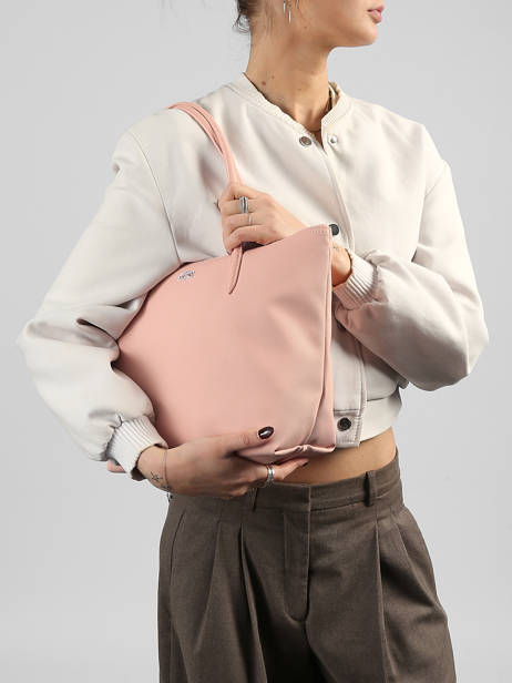 Shoulder Bag L.12.12 Concept Lacoste Pink l.12.12 concept NF2037PK other view 1