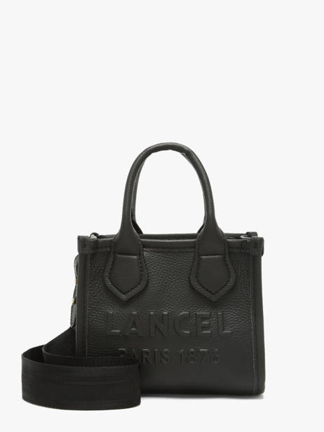 Leather Mini Jour Crossbody Bag Lancel Black jour A14078