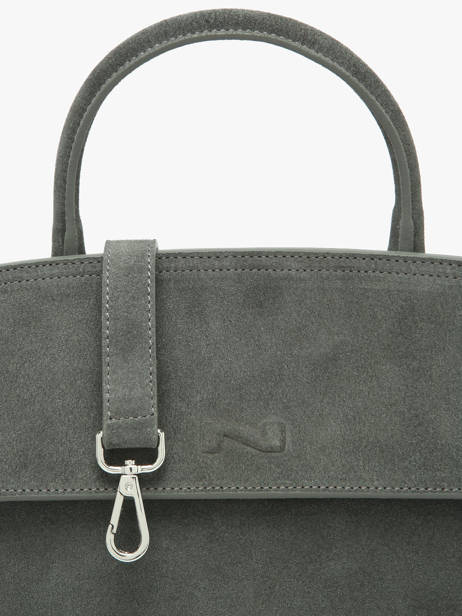 Suede Leather Clarita Crossbody Bag Nathan baume Green nathan 18S other view 2