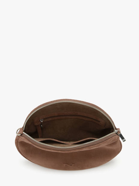 Suede Leather Anna Shoulder Bag Nathan baume Brown nathan 9S other view 3