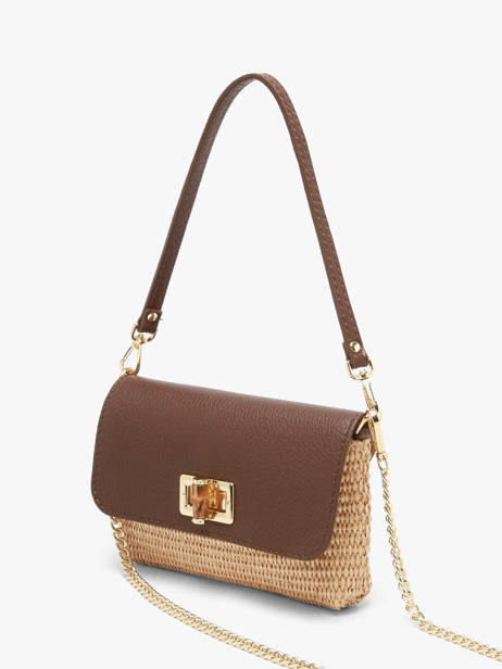Sac Bandoulière Capri Milano Marron capri CP25112 vue secondaire 2