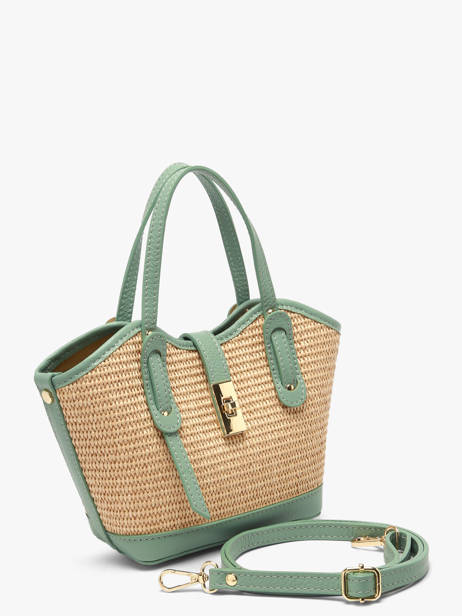 Satchel Capri Milano Green capri CP25114 other view 2