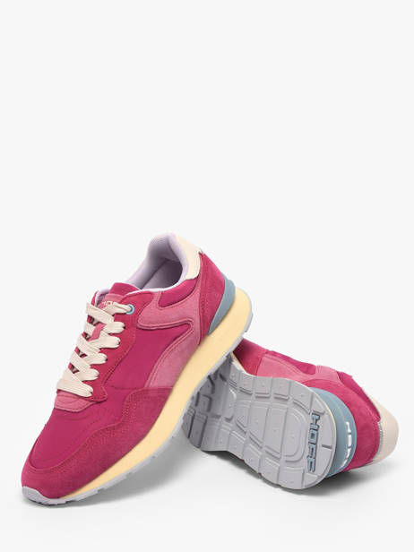 Sneakers In Leather Hoff Pink women 12602010 other view 3
