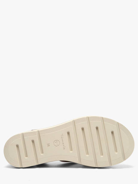 Sandals In Leather Tamaris Brown women 46 other view 4