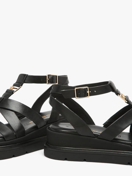 Sandals In Leather Tamaris Black accessoires 46 other view 2