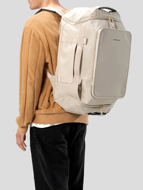 Cabin Duffle Bag Backpack Backpack Kapten and son Beige backpack LISBOMDU other view 1