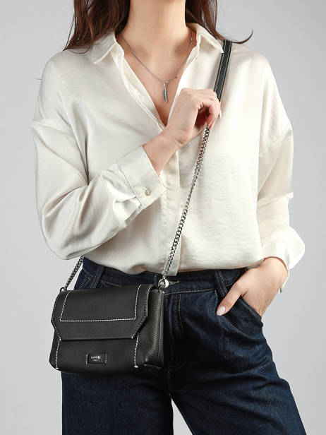 Sac Bandoulière Ninon Soft Cuir Lancel Noir ninon A14030 vue secondaire 1