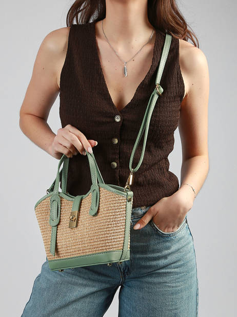 Satchel Capri Milano Green capri CP25114 other view 1