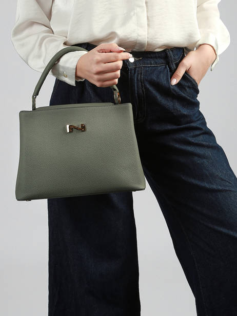 Sac à Main Magnolia Cuir Nathan baume Vert eden 3 vue secondaire 1