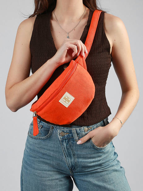 Sac Banane En éponge Zara Laurent david Orange ld bags 8 vue secondaire 1