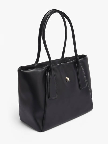 Sac Porté épaule Th Essential Polyester Tommy hilfiger Noir th essential AW18374 vue secondaire 2