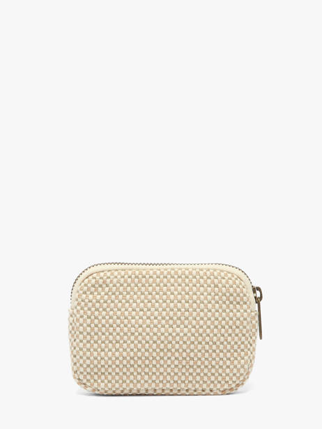 Coin Purse Hindbag Beige tressage TS other view 2