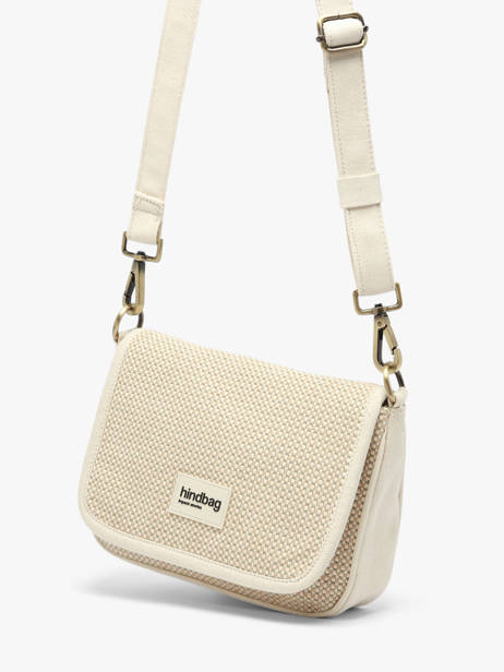 Shoulder Bag Tressage Cotton Hindbag Beige tressage TS other view 2
