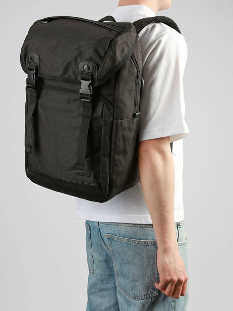 Backpack David jones Black business PC037A other view 1