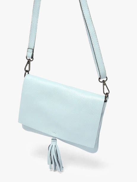 Sac Bandoulière Caviar Cuir Milano Bleu caviar CA22112 vue secondaire 2