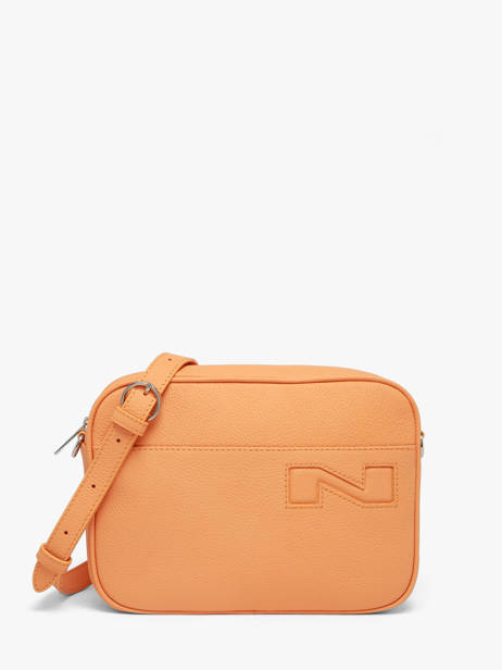 Sac Bandoulière N City Louvain Cuir Nathan baume Orange n city 7