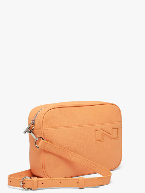 Sac Bandoulière N City Louvain Cuir Nathan baume Orange n city 7 vue secondaire 2