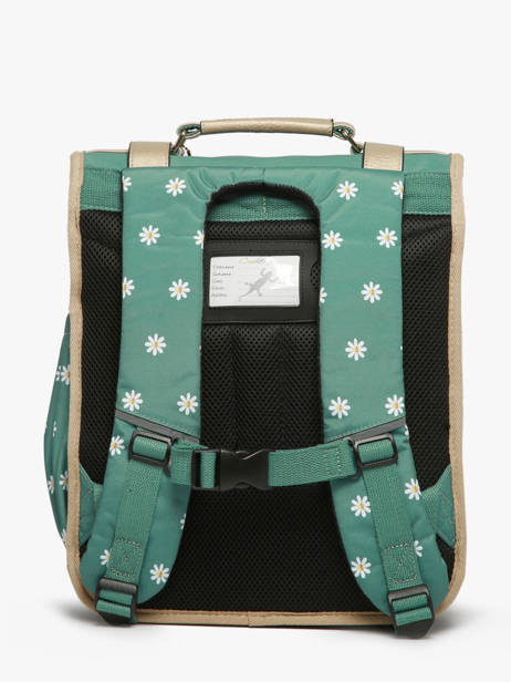 3-compartment Backpack Cameleon Green vintage fantasy PBVGSD39 other view 4