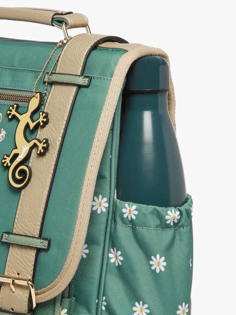 3-compartment Backpack Cameleon Green vintage fantasy PBVGSD39 other view 5
